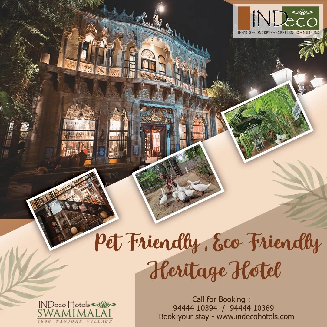 INDeco Hotels social media poster design